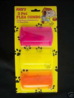 Dog   3 Piece Flea Comb Set  Wholesale Dog Accessories  