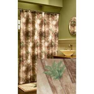  Croscill Palm Coast Fabric Shower Curtain