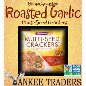 Roasted Garlic Multi seed Crackers  2 / 4.5 Oz Bags Gluten Free 