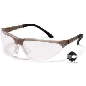   Safety Glasses   Clear Anti Fog Lens, Crystal Gray Frame SCG2810ST, 12