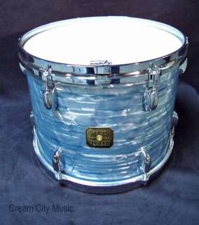 Gretsch NOS USA Custom 10 x 13 Tom Drum Blue Pearl Jasper Maple Shell 