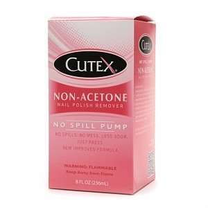  Cutex Nail Polish Remover No Spill Pump, Non Acetone, 8 fl 