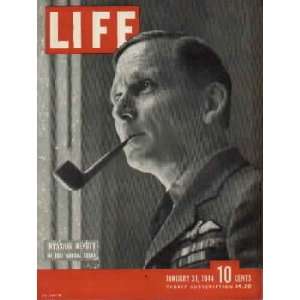  INVASION DEPUTY AIR CHIEF MARSHAL TEDDER  1944 LIFE 