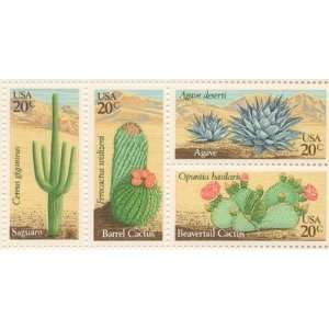 Desert Plants Set of 4 x 20 Cent US Postage Stamps NEW Scot1942 45