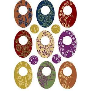  Nunn Design Floral Oval Transfer Sheet Supplys Arts 