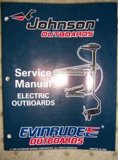 1995 Evinrude Johnson Outboard Manual ED Electric z  