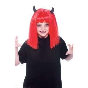  Devil Bob Wig Child Halloween Costume Accessory Toys 