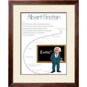 Albert Einstein Framed Poster Print, 26x32