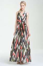 Milly Gustavia Ikat Print Halter Dress $595.00
