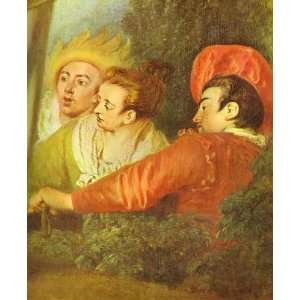 FRAMED oil paintings   Jean Antoine Watteau   24 x 30 inches   Pierrot 