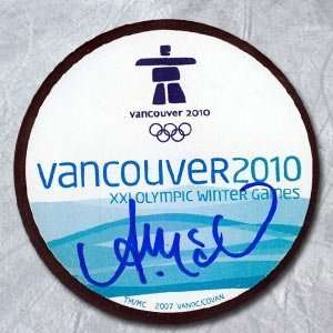 Ashleigh Mcivor 2010 Winter Games Autographed/Hand Signed Olympic Puck