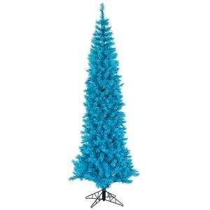  78 Artificial Pencil Christmas Tree in Sky Blue