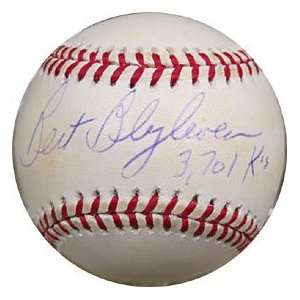 Bert Blyleven Autographed/Signed Off Condition Baseball