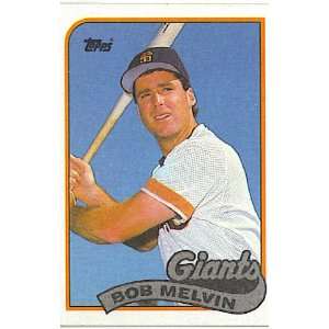  1989 Topps #329 Bob Melvin