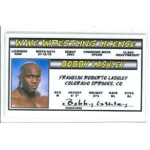 Bobby Lashley   WWE   Collector Card