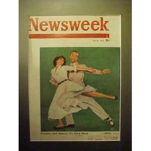 Cyd Charisse & Fred Astaire July 6, 1953 Newsweek Magazine 