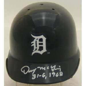 Denny Mclain Autographed Detroit Tigers Mini Helmet