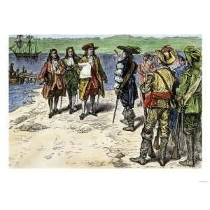  Governor Edmund Andros Arriving at Old Saybrook to Take 
