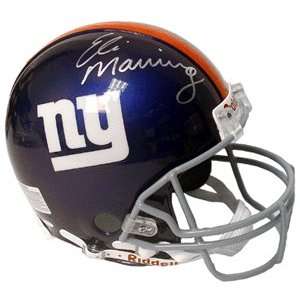 Eli Manning Autographed Helmet   Authentic