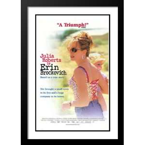  Erin Brockovich Framed and Double Matted 32x45 Movie 