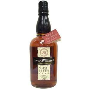  2001 Evan Williams Single Barrel Vintage Bourbon Whiskey 