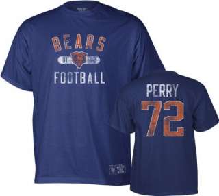William Perry Reebok Vintage Navy Name and Number Chicago Bears T 