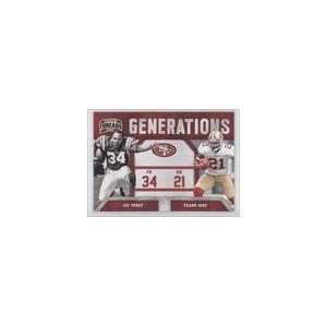   Threads Generations #4   Joe Perry/Frank Gore Sports Collectibles