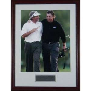 Fred Couples unsigned 16x20 Custom Framed w/Mickelson   Framed Golf 