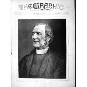  1896 Portrait Frederick Temple Archbishop Canterbury