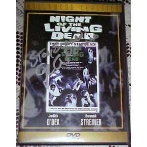  George Romero Signed Night Of The Living Dead DVD COA 