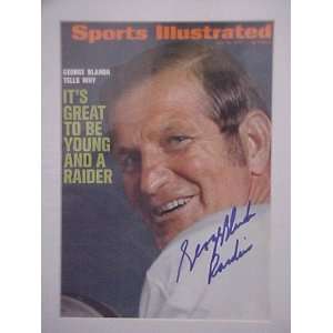 George Blanda Autographed Signed July 19 1971 Sports Illustrated 