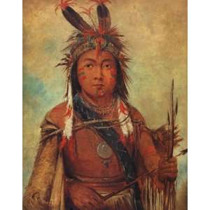    SAY GON HAIL STORM WAR CHIEF BY GEORGE CATLIN 14 X 18 POSTER REPRO