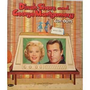   Dinah Shore & George Montgomery Cut Outs With Cloths 