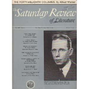Saturday Review of Literature April 4, 1942 Norman Cousins  
