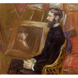   Henri De Toulouse Lautrec   24 x 22 inches   Portrait of Georges Henri