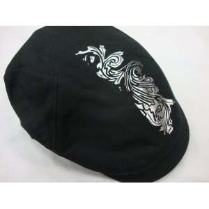  ivy cap 100% cotton s/m black 