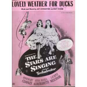  Music Lovely Weather For Ducks Jay Livingston 210 