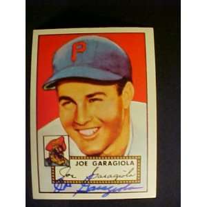 Joe Garagiola Pittsburgh Pirates #227 1952 Topps Reprints Signed 