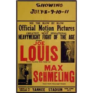 Joe Louis and Max Schmeling MasterPoster Print, 11x17