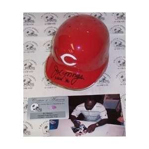 Joe Morgan Signed Cincinnati Reds Mini Helmet