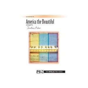   Sheet Piano By Samuel A. Ward / arr. Jonathan Aaber