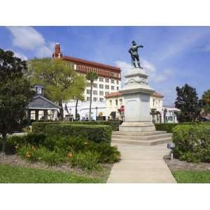  Statue of Juan Ponce De Leon, St. Augustine, Florida 
