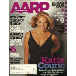  mag AARP 11 12 /05 Katie Couric cover Secrets of 