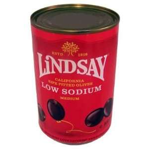 Lindsay California Ripe Pitted Black Olives Low Sodium  