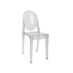  Louis Ghost Side Chair   Transparent Acrylic Set of 2 
