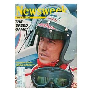 Mario Andretti Autographed / Signed NewsWeek May 29, 1967