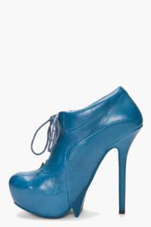 Camilla Skovgaard Blue Leather Booties for women  