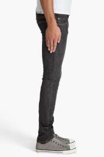 Cheap Monday Narrow Washed Black Jeans for men  