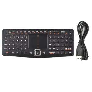 com OrientEX Rii Touch N7 Mini Wireless Keyboard For PC, HTPC, Apple 