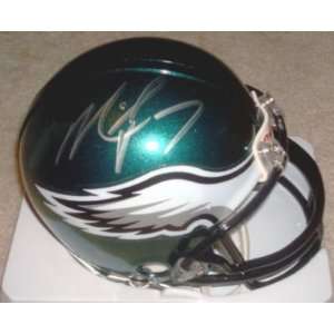 Michael Vick Signed Mini Helmet Philadelphia Eagles P4